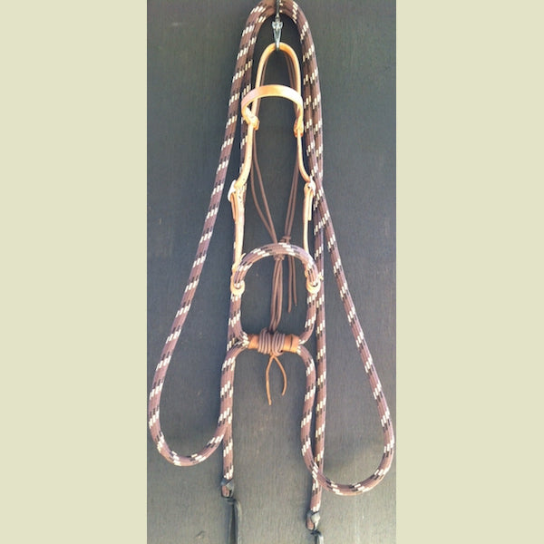 Buckaroo Leather Loping Soft-Nosed Hackamore
