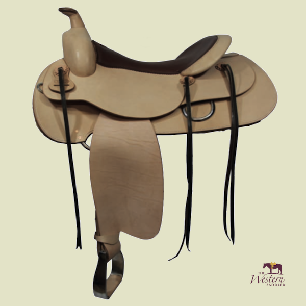 TWS Custom Reining Saddle with Basic 3D Equiscan Wooden Tree