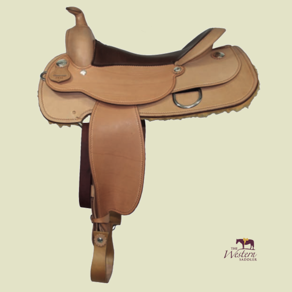 TWS Custom Reining Saddle with Basic 3D Equiscan Wooden Tree