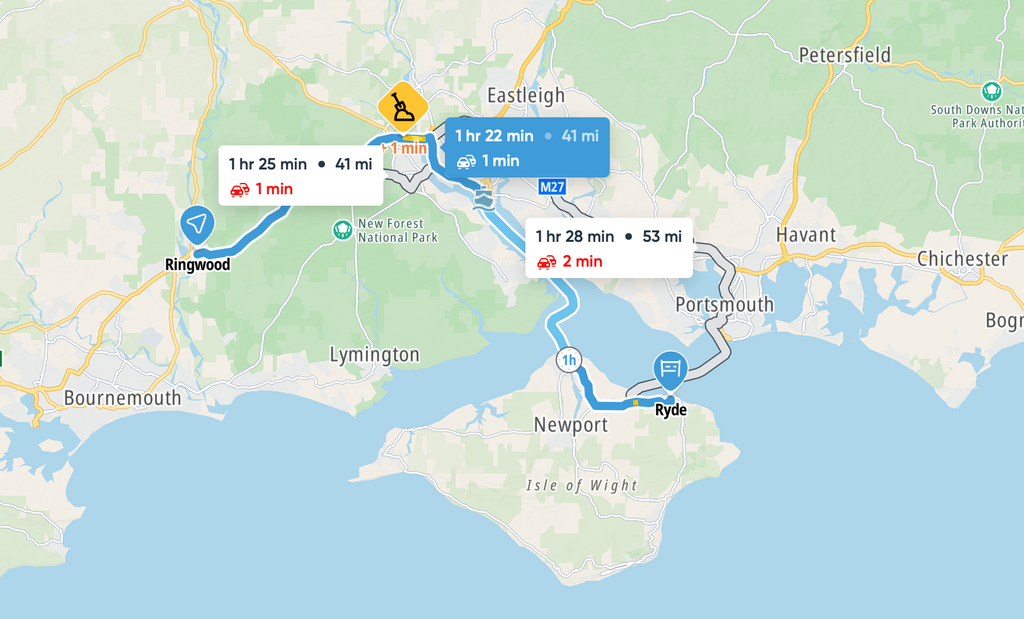 Maria's Trip To The Isle of Wight - September/October 2025 - Space Currently Available