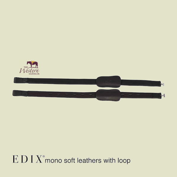 EDIX® Mono Stirrup Leathers with Loop and T-bar