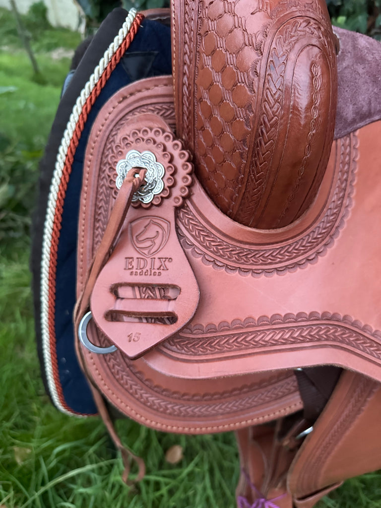 Edix Django Saddle - M - Cognac