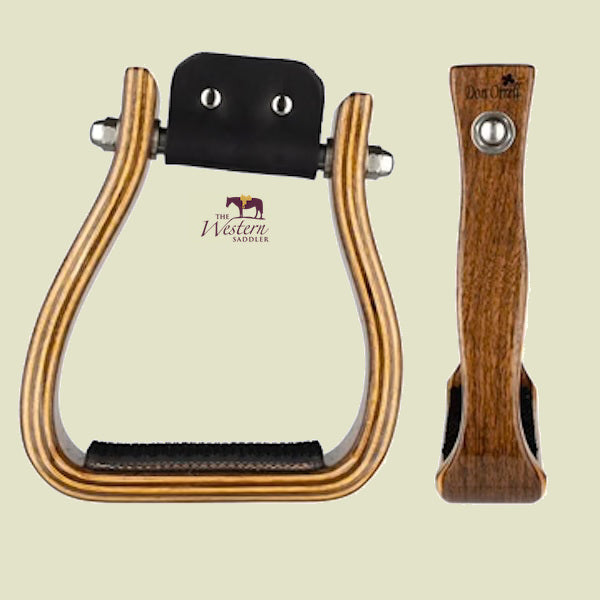 Don Orrell - Angled Barrel Racer Stirrups