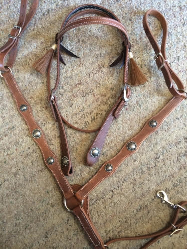 Buckaroo Vintage Bridle/Breast Collar Set
