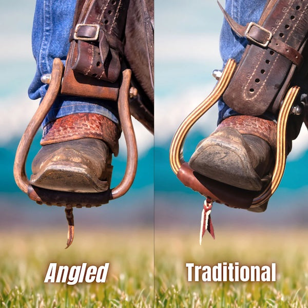 Don Orrell - Angled Barrel Racer Stirrups