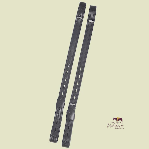 Barefoot® Dressage Stirrup Leathers ‘Mono’ - 89cm - Black