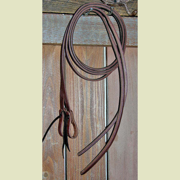 Buckaroo Lined Ultimate Split Reins Weighted at Popper End
