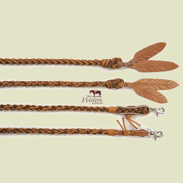 Barefoot® Amber Split Reins with Removable Snap Hooks