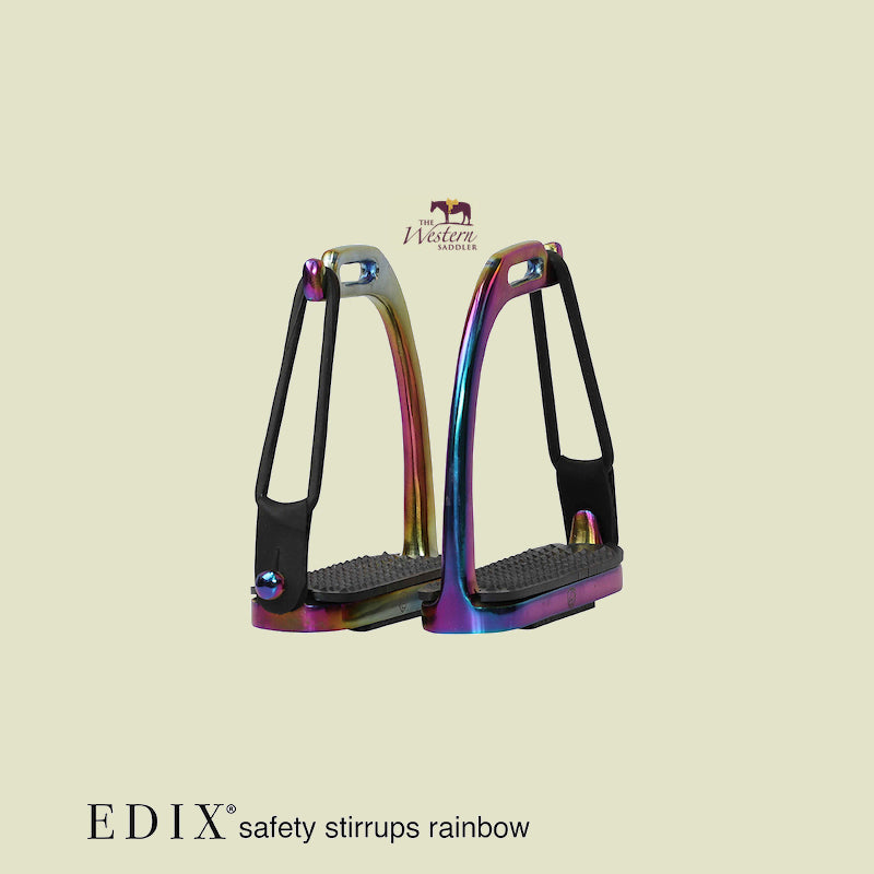 EDIX® Safety Stirrups Rainbow