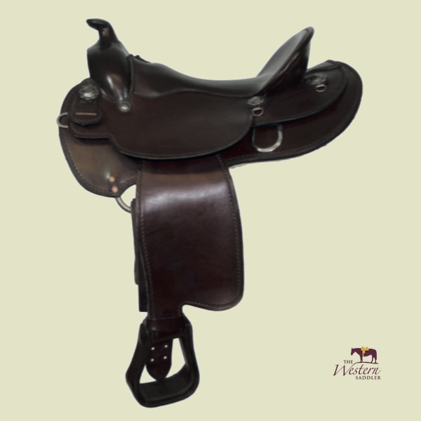 TWS Custom Western Saddle with Basic 3D Equiscan Wooden Tree